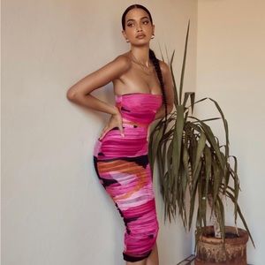 House of CB Bodycon Strapless Dress